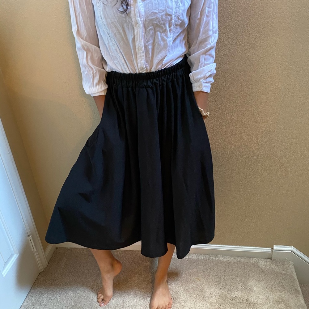 Simple black dress